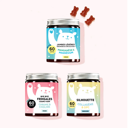 Trio d'effets minceur et tonicité