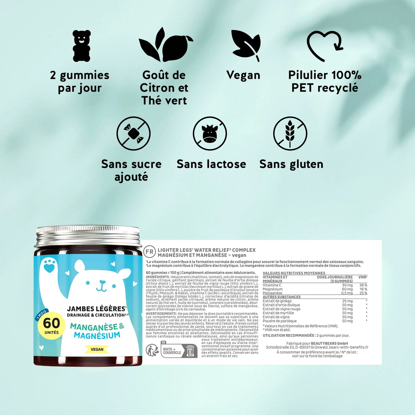 Trio d'effets minceur et tonicité